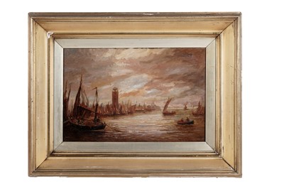 Lot 748 - Bernard Benedict Hemy - Fishing boats at North Shields | oil