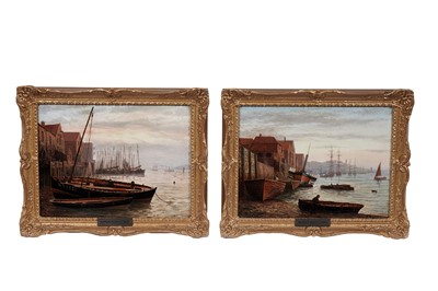 Lot 749 - Bernard Benedict Hemy - Two Views of North Shields | oils