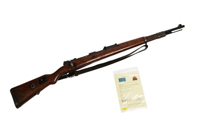 Lot 247 - A deactivated German Mauser 7.92mm bolt action rifle