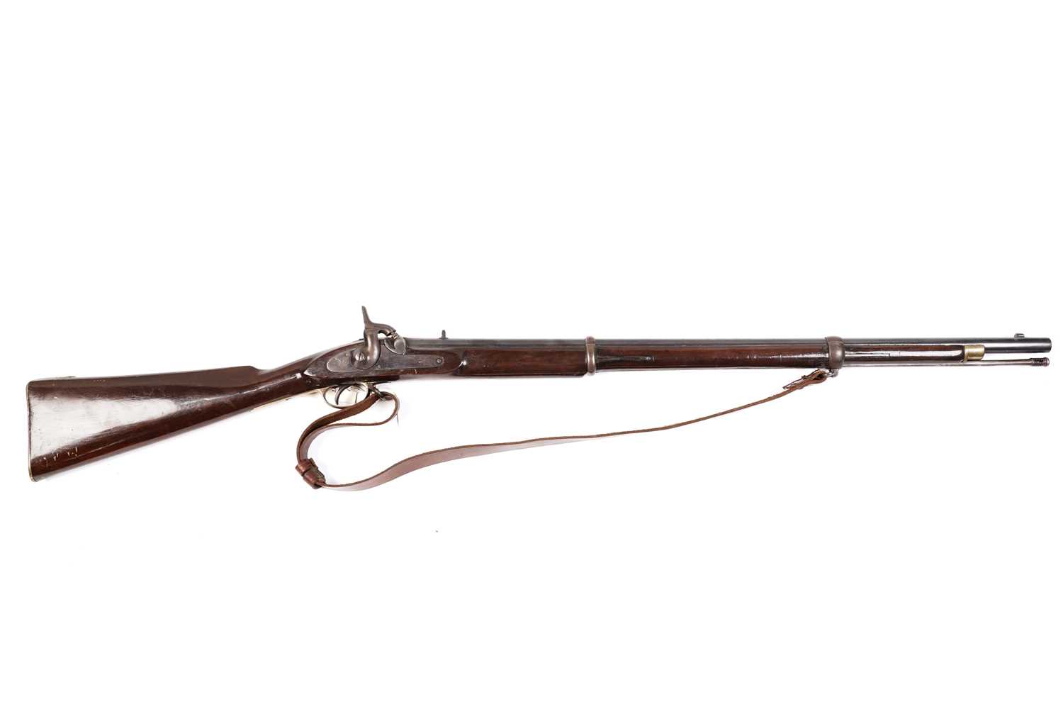 Lot 260 - A 19th Century muzzle loading percussion rifle