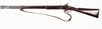 Lot 260 - A 19th Century muzzle loading percussion rifle