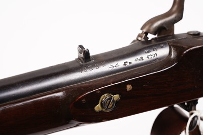 Lot 260 - A 19th Century muzzle loading percussion rifle