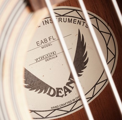 Lot 346 - A Dean EAB FL fretless acoustic bass