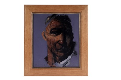 Lot 535 - John Boyd - Self Portrait, side eye | oil