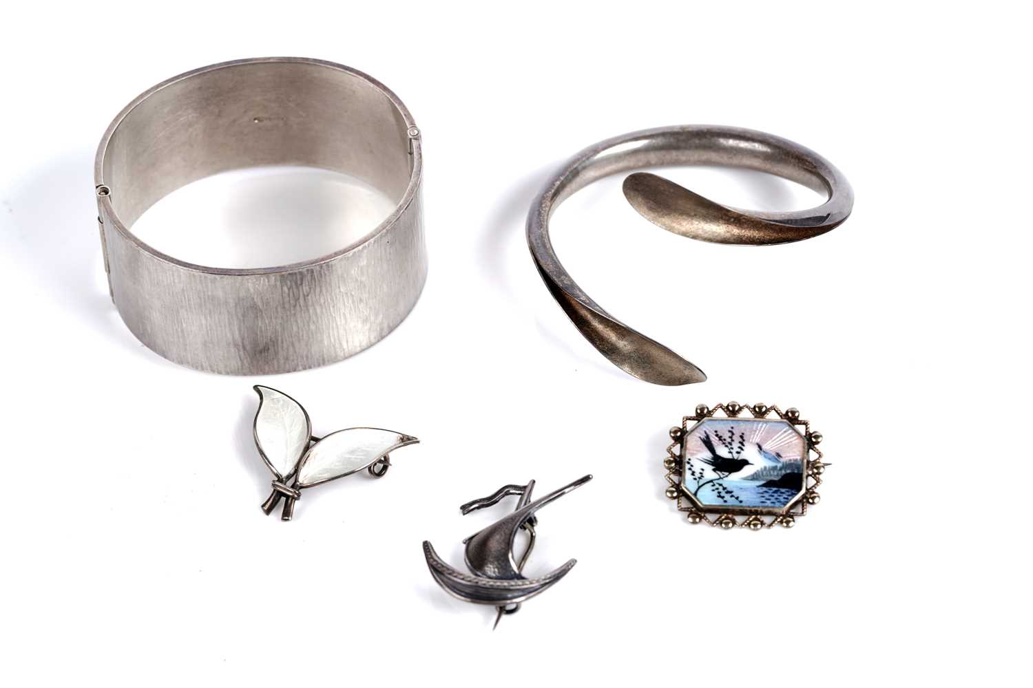 Lot 511 - Danish and other silver jewellery