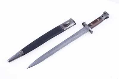 Lot 285 - A British Edward VII 1888 pattern Lee Metford bayonet