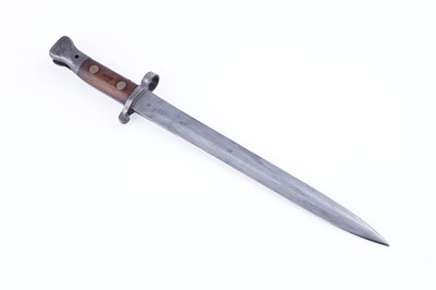 Lot 285 - A British Edward VII 1888 pattern Lee Metford bayonet