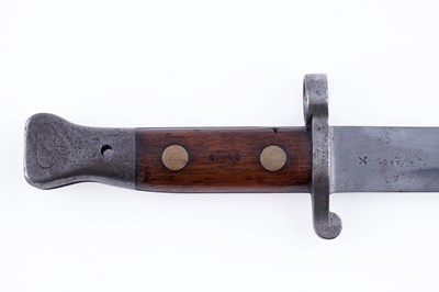 Lot 285 - A British Edward VII 1888 pattern Lee Metford bayonet