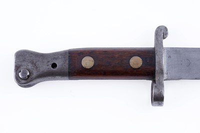 Lot 285 - A British Edward VII 1888 pattern Lee Metford bayonet