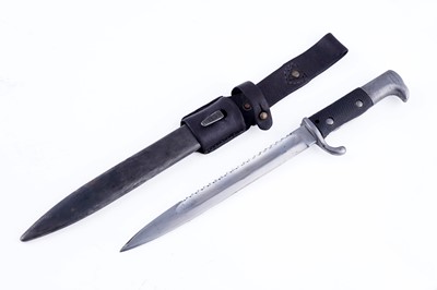 Lot 292 - A German KS98 pattern private purchase bayonet