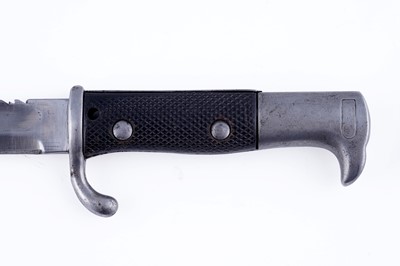 Lot 292 - A German KS98 pattern private purchase bayonet