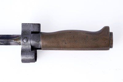 Lot 296 - French 1886 pattern Lebel epee bayonet