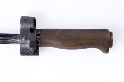 Lot 296 - French 1886 pattern Lebel epee bayonet