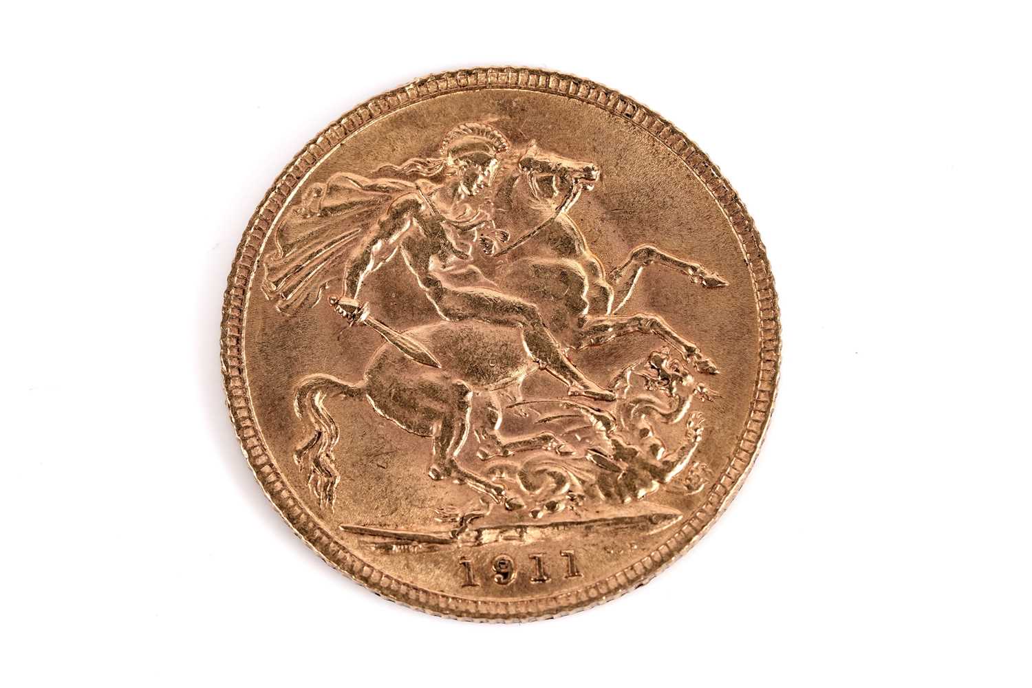 Lot 568 - A George V 1911 gold sovereign