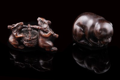 Lot 256 - Two 20th Century Japanese netsukes
