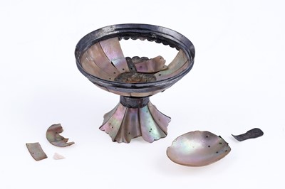 Lot 33 - A rare 17th Century Gujarat mother of pearl goblet
