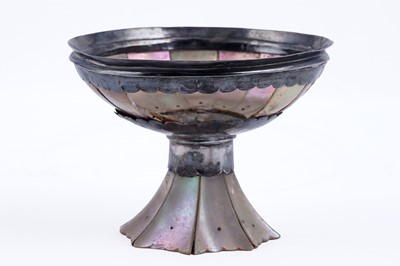 Lot 33 - A rare 17th Century Gujarat mother of pearl goblet