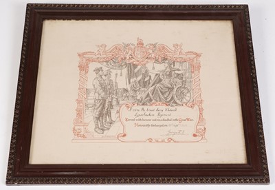 Lot 331 - A Second World War battledress tunic; and other items