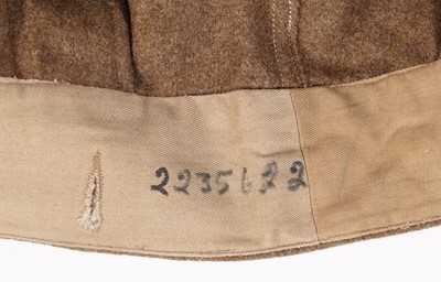 Lot 331 - A Second World War battledress tunic; and other items
