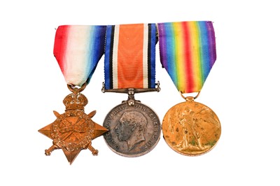 Lot 218 - A group of First World War general service medals
