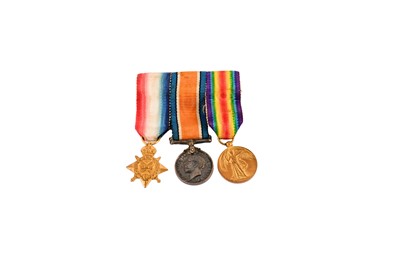 Lot 218 - A group of First World War general service medals