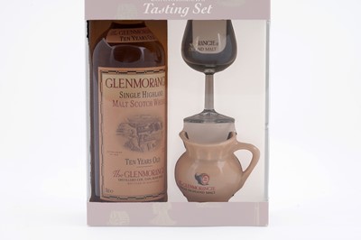 Lot 50 - A Glenmorangie 10 year old Single Malt Scotch Whisky tasting set; and another bottle