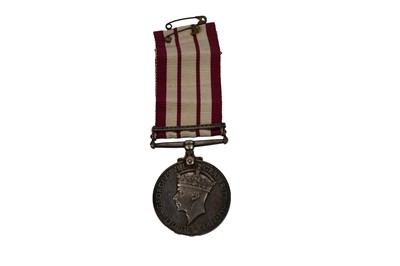 Lot 225 - A George VI Naval General Service medal; and other items