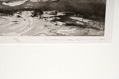 Lot 77 - Norman Ackroyd – Foul Sound | aquatint etching