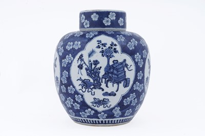 Lot 819 - A Chinese blue and white ginger jar