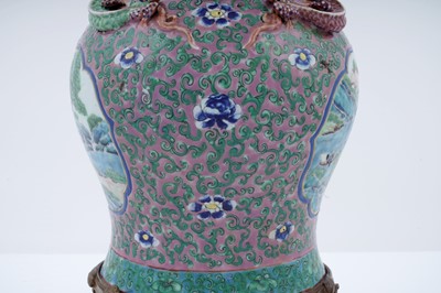 Lot 820 - A 19th Century Canton vase