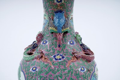 Lot 820 - A 19th Century Canton vase