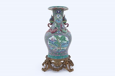 Lot 820 - A 19th Century Canton vase