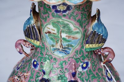 Lot 820 - A 19th Century Canton vase