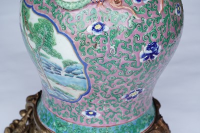 Lot 820 - A 19th Century Canton vase