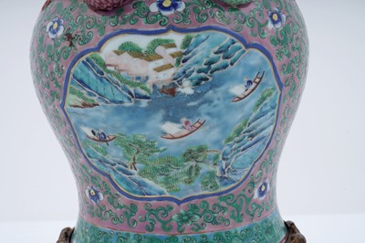 Lot 820 - A 19th Century Canton vase