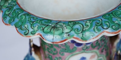 Lot 820 - A 19th Century Canton vase