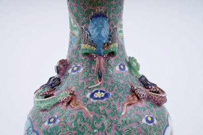 Lot 820 - A 19th Century Canton vase