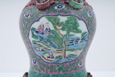 Lot 820 - A 19th Century Canton vase