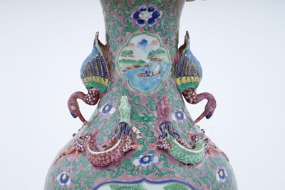 Lot 820 - A 19th Century Canton vase