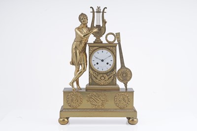 Lot 1008 - Le Roy et Fils: a late 19th Century brass mantel clock