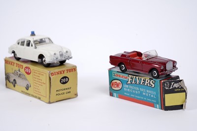 Lot 386 - A collection of Corgi, Dinky and Lone Stare diecast cars