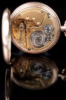 Lot 471 - Elgin: a 9ct yellow gold cased hunter pocket watch