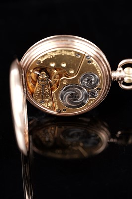 Lot 471 - Elgin: a 9ct yellow gold cased hunter pocket watch
