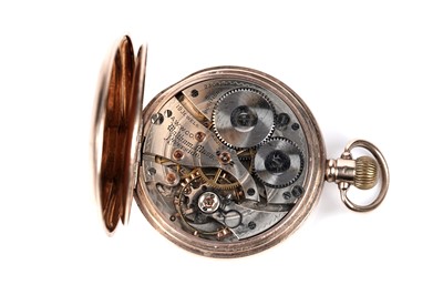 Lot 472 - Waltham: a 9ct yellow gold cased open faced pocket watch