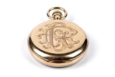 Lot 473 - Reid & Sons: an 18ct yellow gold cased open faced pocket watch