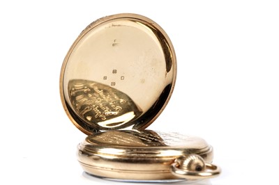 Lot 473 - Reid & Sons: an 18ct yellow gold cased open faced pocket watch