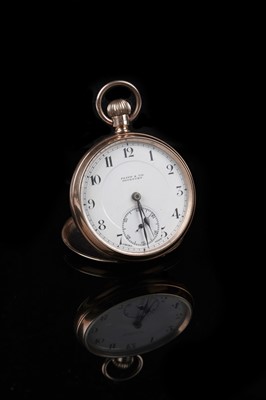 Lot 474 - Flinn & Co, Coventry: a 9ct yellow gold cased open faced pocket watch