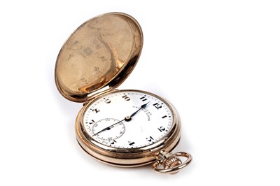 Lot 475 - Royal Sefton Lever: a 9ct yellow gold cased hunter pocket watch