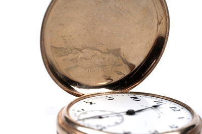 Lot 475 - Royal Sefton Lever: a 9ct yellow gold cased hunter pocket watch