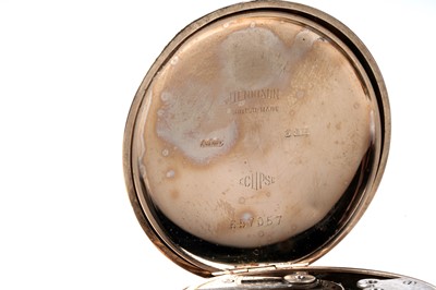 Lot 475 - Royal Sefton Lever: a 9ct yellow gold cased hunter pocket watch